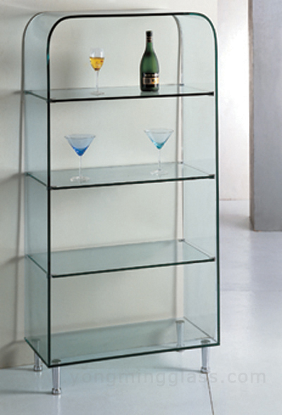 Bent Glass Shelf