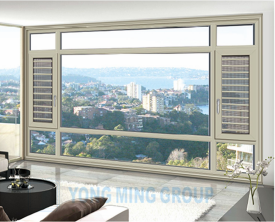 Series 65 Thermal Insulation  Casement Window with flyscreen