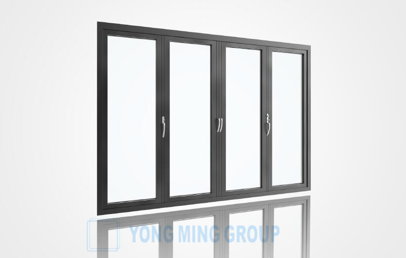 MODEL 68-422  ALUMINIUM BI-FOLD GLASS WINDOW/DOOR