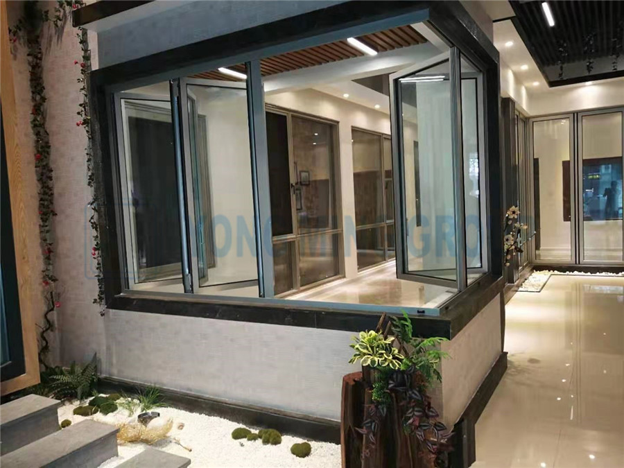 90degree corner folding window